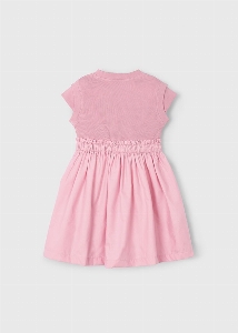 Robe Combinée Côtelé   2 à 8 ans