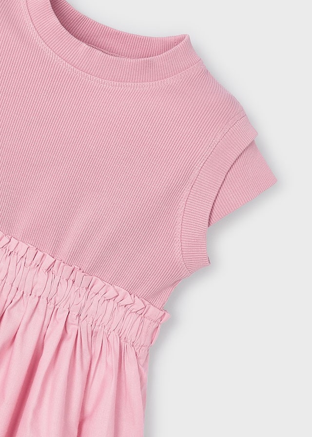 Robe Combinée Côtelé 2 à 8 ans