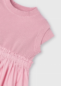 Robe Combinée Côtelé   2 à 8 ans
