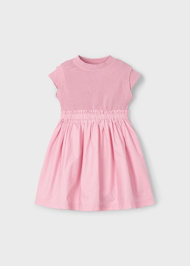 Robe Combinée Côtelé 2 à 8 ans