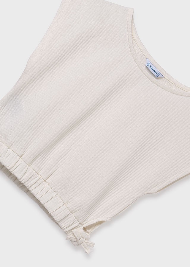 T-Shirt en Rib   8 à 16 ans