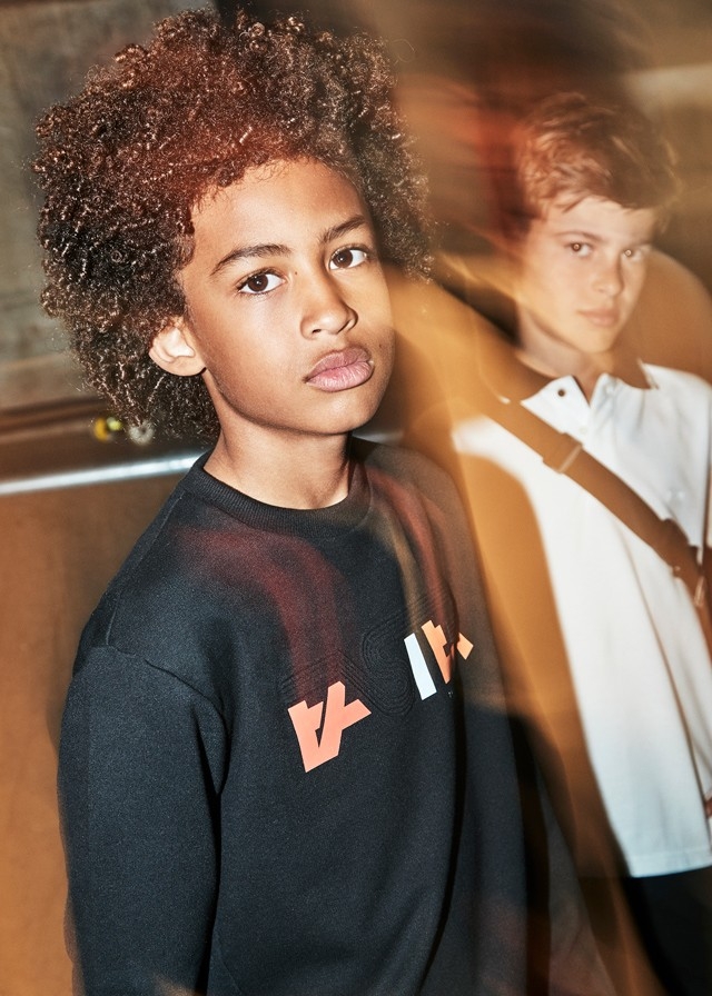Crewneck à Motifs en Relief  8 à 16 ans