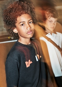 Crewneck à Motifs en Relief  8 à 16 ans