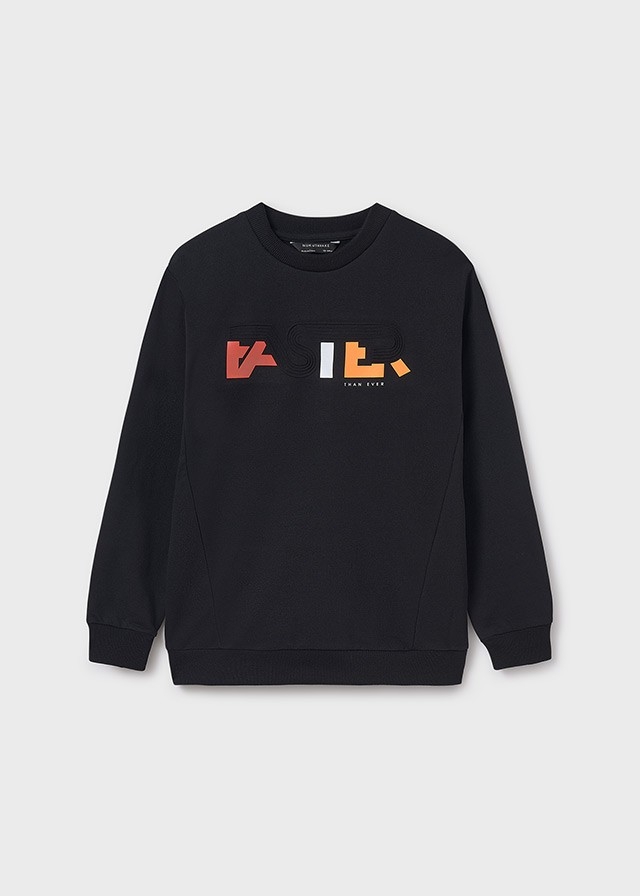 Crewneck à Motifs en Relief  8 à 16 ans