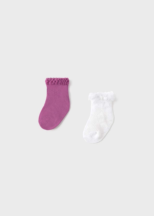 Lot de 2 paires Chausettes  6 à 24 mois