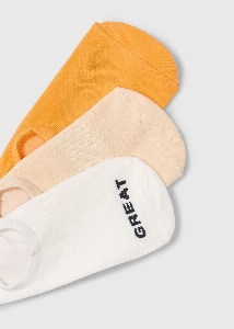 Set 3 Chaussettes Invisible  Gr  2