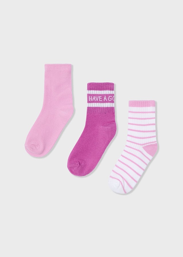 Lot 3 Paires Chaussettes  2 à 8 ans