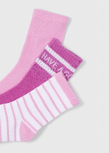Lot 3 Paires Chaussettes  2 à 8 ans