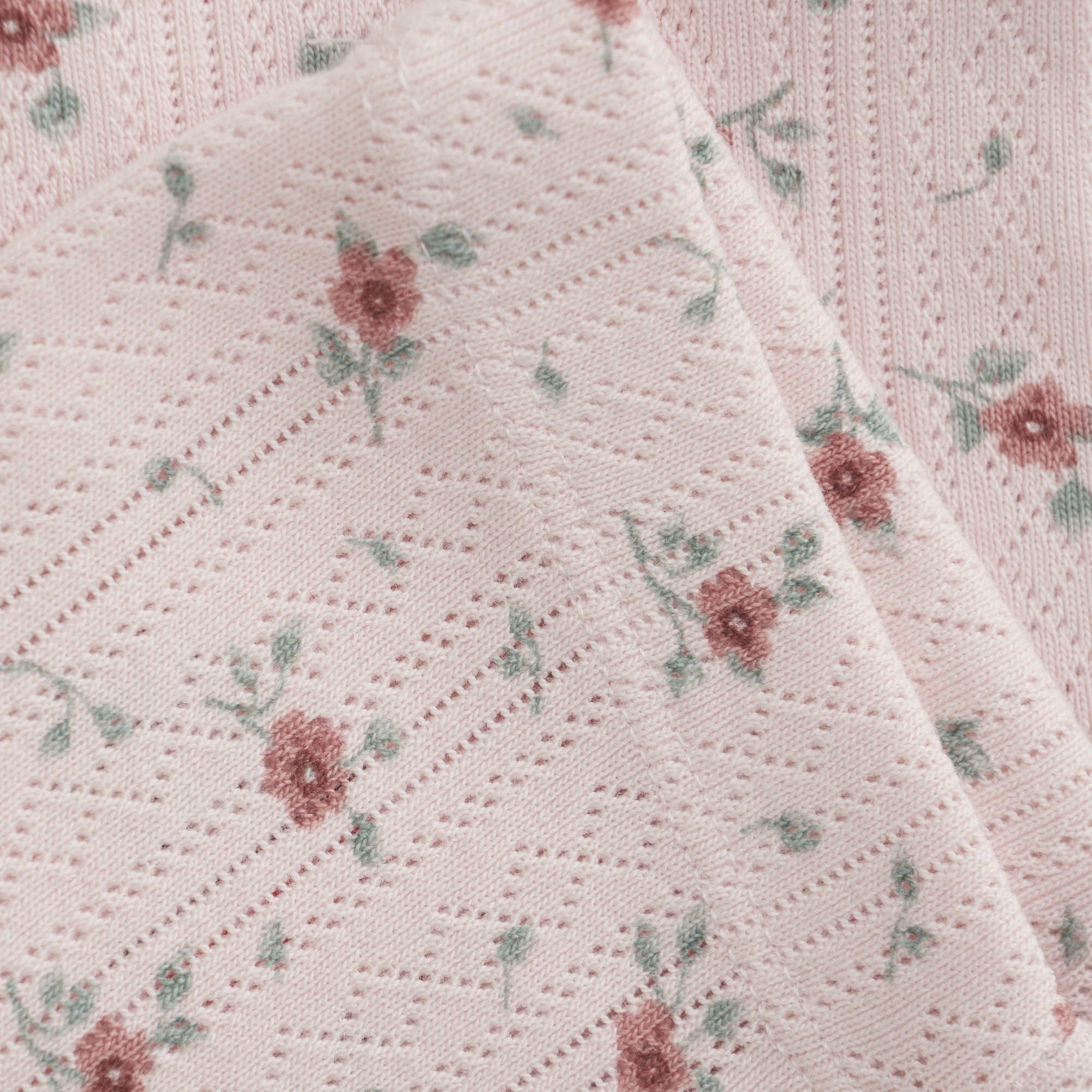 Legging Pointelle Fleuri 3 à 24 mois