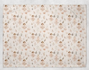 Couverture Minky-Ballerine Boho