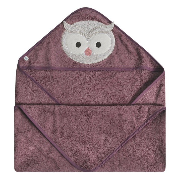 Serviette à Capuchon Bébé- Hibou