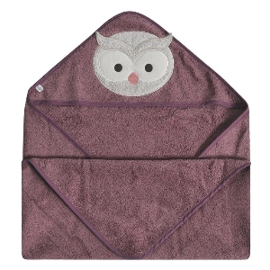 Serviette à Capuchon Bébé- Hibou
