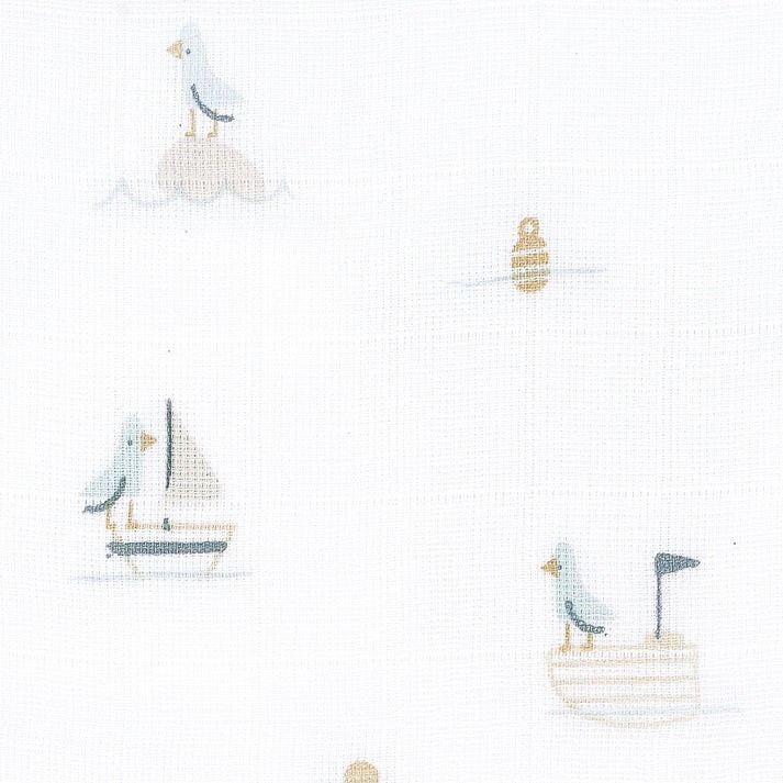 Mousseline de Coton- Bateaux