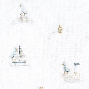 Mousseline de Coton- Bateaux