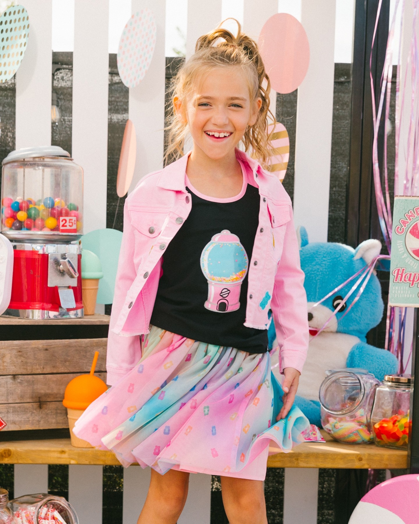Camisole Machine Bonbons 2 à 12 ans