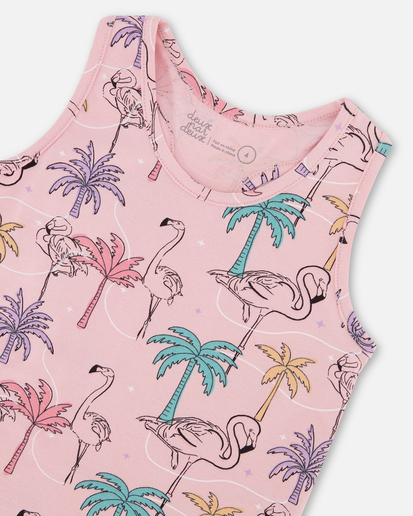 Camisole Flamants Rose 2 à 12 ans