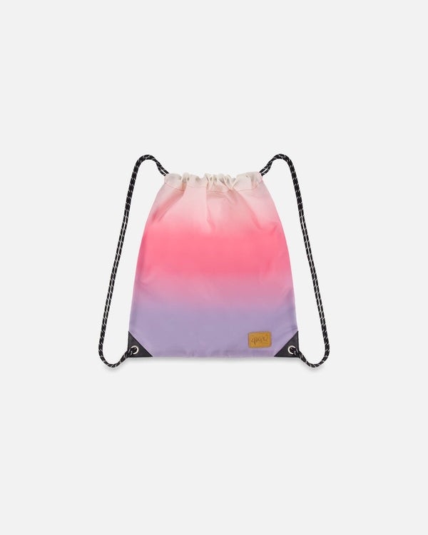 Sac à cordons-Rose et Violet