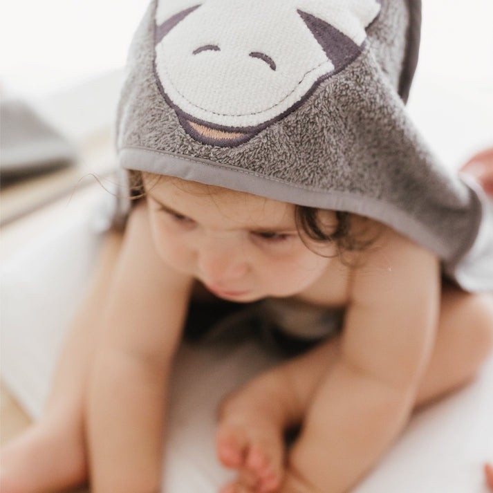 Serviette Capuchon Bébé-Zèbre