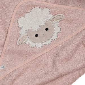 Serviette Capuchon Bébé-Mouton