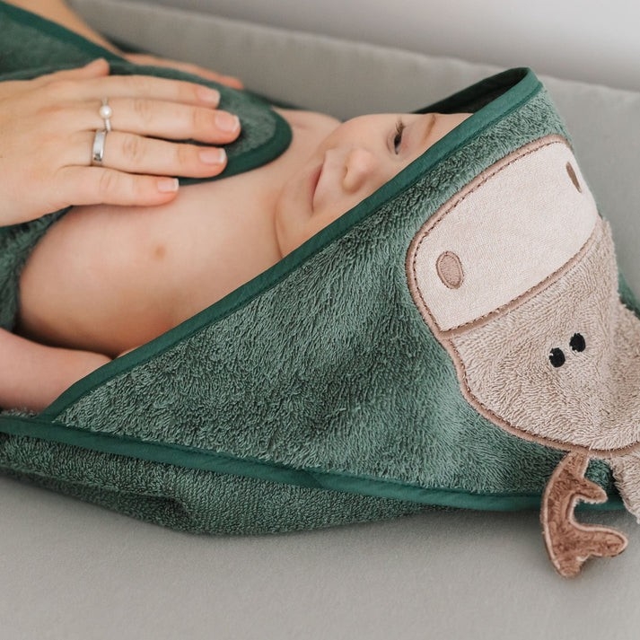 Serviette Capuchon Bébé-Orignal