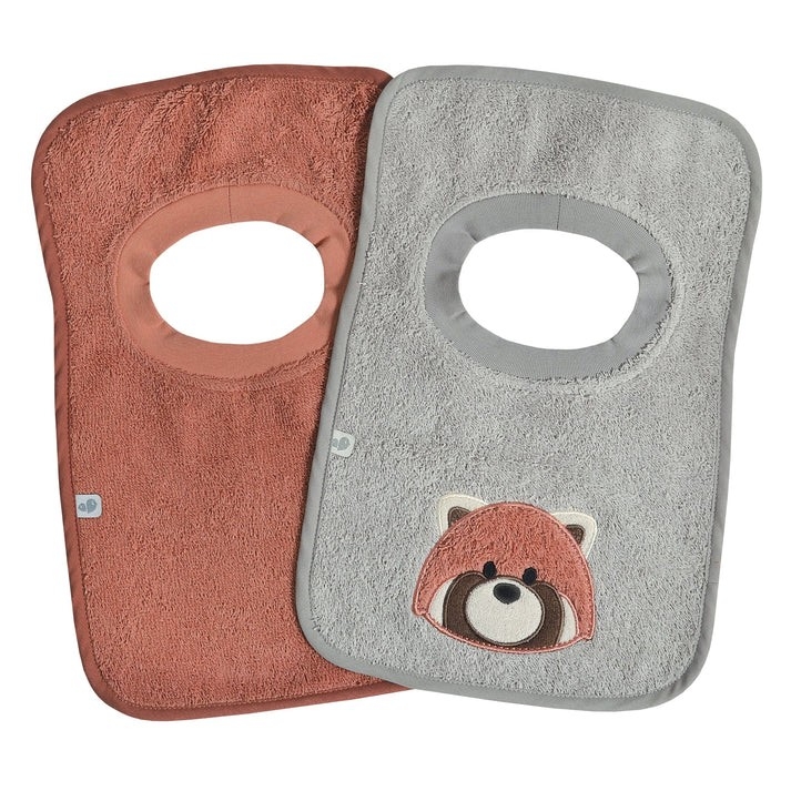 Bavoirs Ratine-Panda Roux