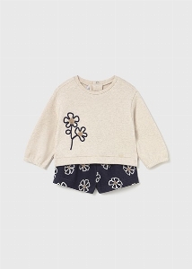 Ensemble Chandail  Short  6 à 24 mois