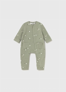 Pyjama Vert Sauge   0 à 6 mois