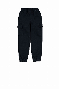 Pantalon Cargo Noir   8 à 16 ans