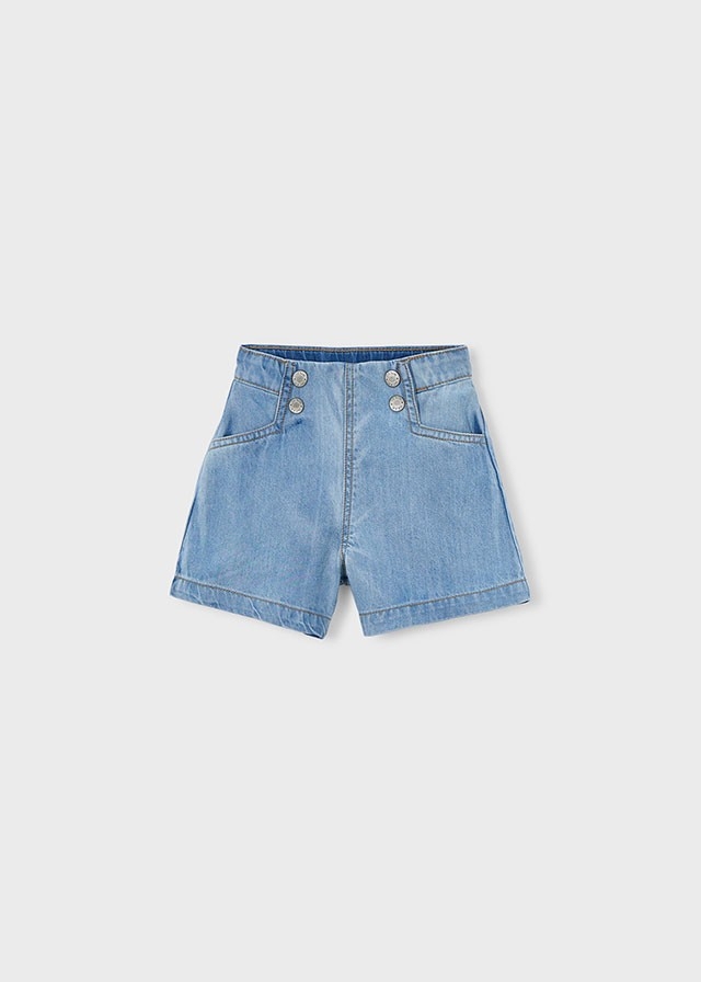 Short en Denim - Pale  2 à 8 ans