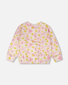 Crewneck Imprimé Marguerites  2 à 8 ans