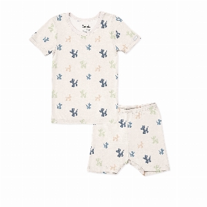Pyjama Court - Chiens Ballounes  2 à 12 ans