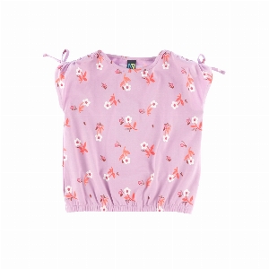 T-Shirt Lilas Imprimé  2 à 10 ans