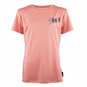 T-Shirt Montagne - Rose  6 à 14 ans