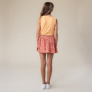 Jupe-Culotte Fleuri  2 à 10 ans