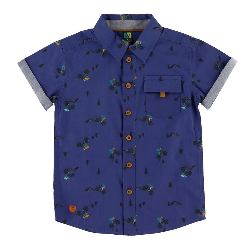 Chemise Vélo Montagne  2 à 10 ans