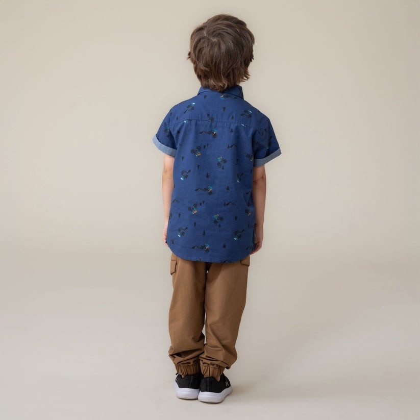 Chemise Vélo Montagne  2 à 10 ans