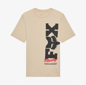 T-Shirt ''Checker'' Beige   6 à 14 ans