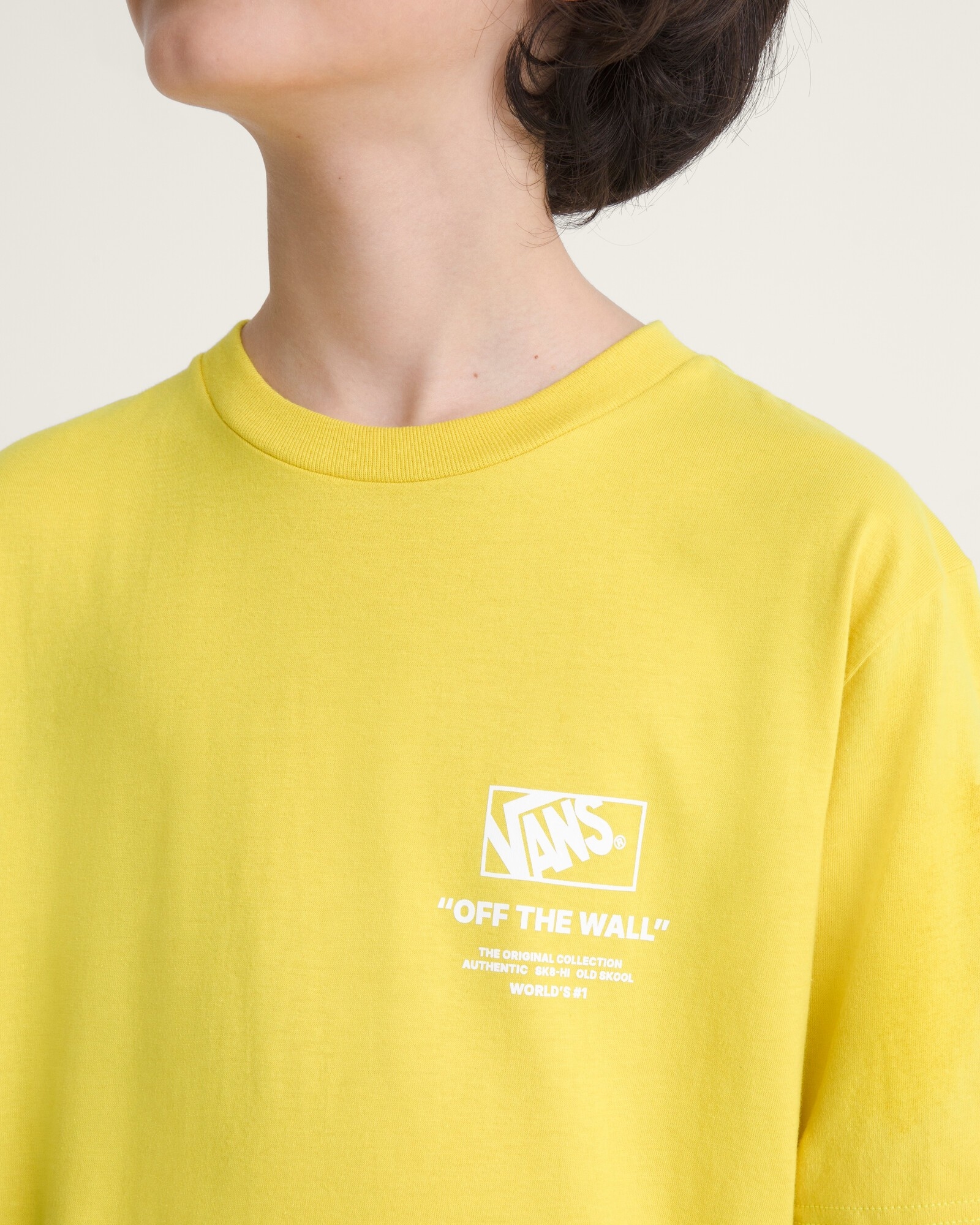 T-Shirt ''Stacked Hi'' Jaune  8 à 16 ans