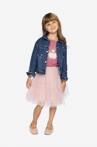 Veste Jeans ''Douce Poésie''  2 à 10 ans