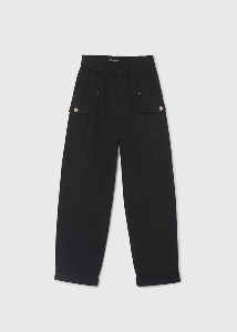 Pantalon Sergé Noir  8 à 16 ans