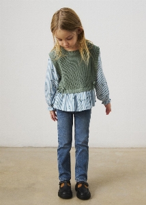 Jeans Taille Élastique-Clair 2 à 10 ans