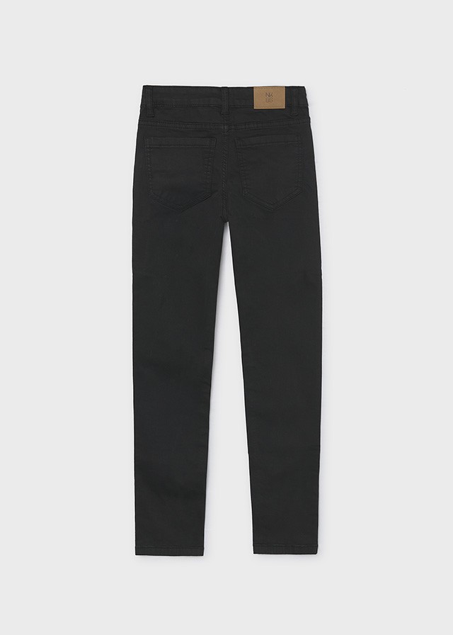 Pantalon Slim - Noir  8 à 16 ans