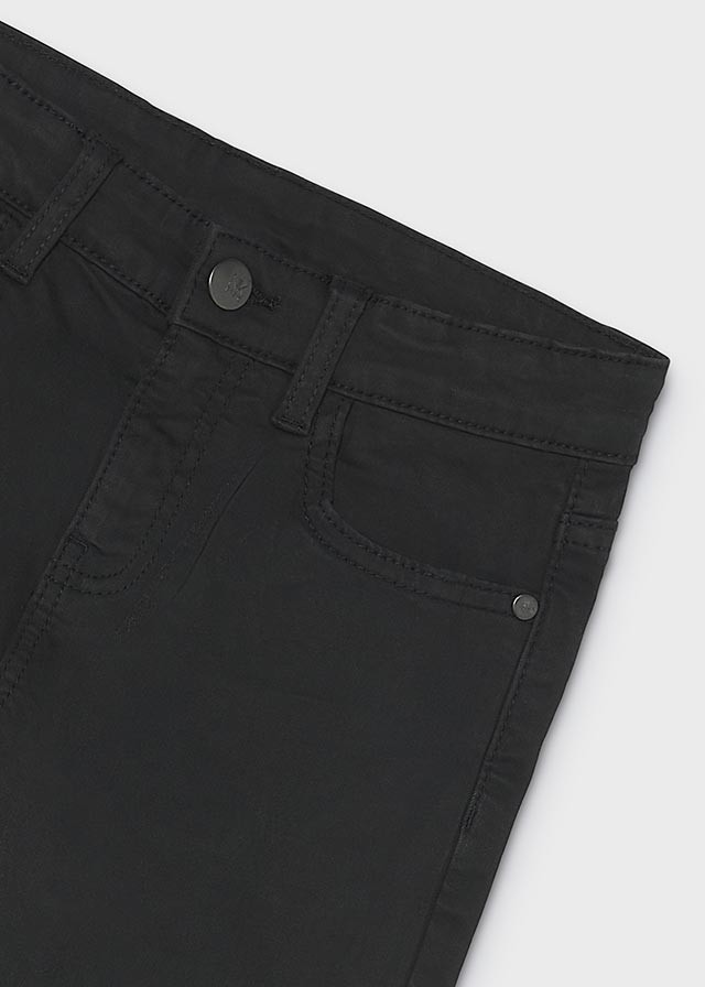 Pantalon Slim - Noir  8 à 16 ans
