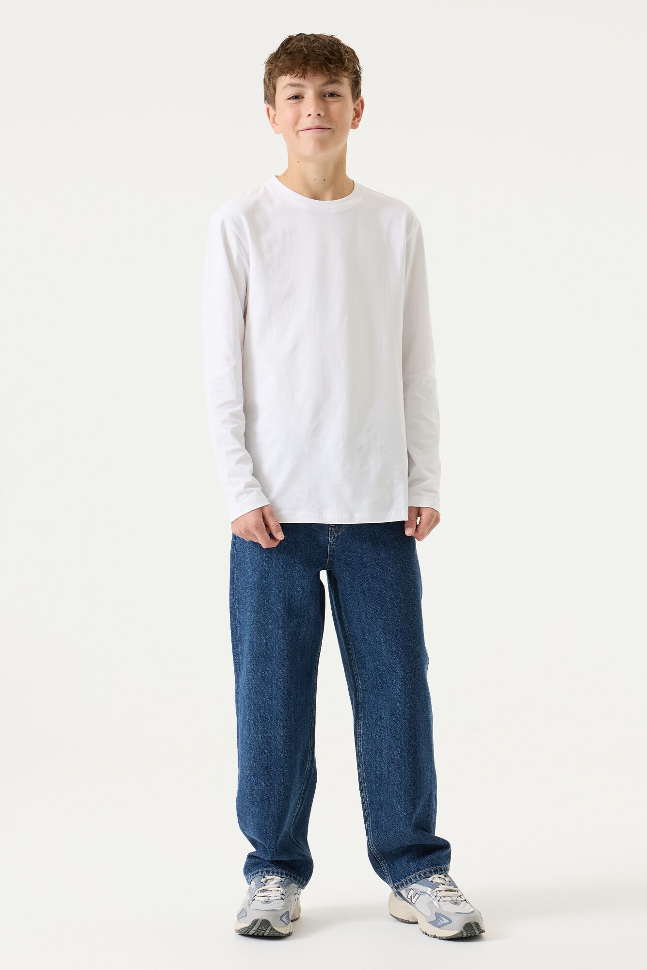 Jeans ''Jaysen'' Bleu  8 à 16 ans