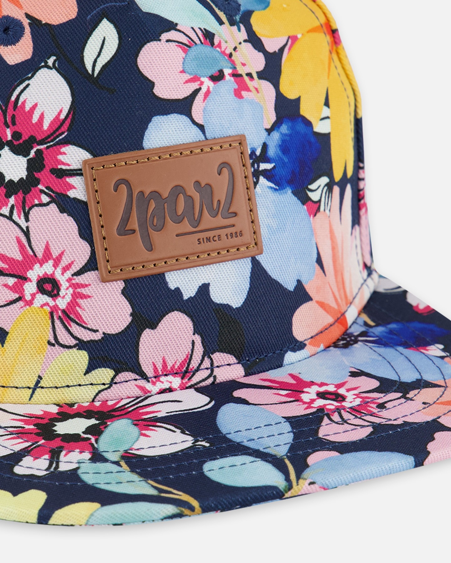 Casquette Fleurs 6 mois à 6 ans