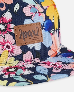 Casquette Fleurs  6 mois à 6 ans