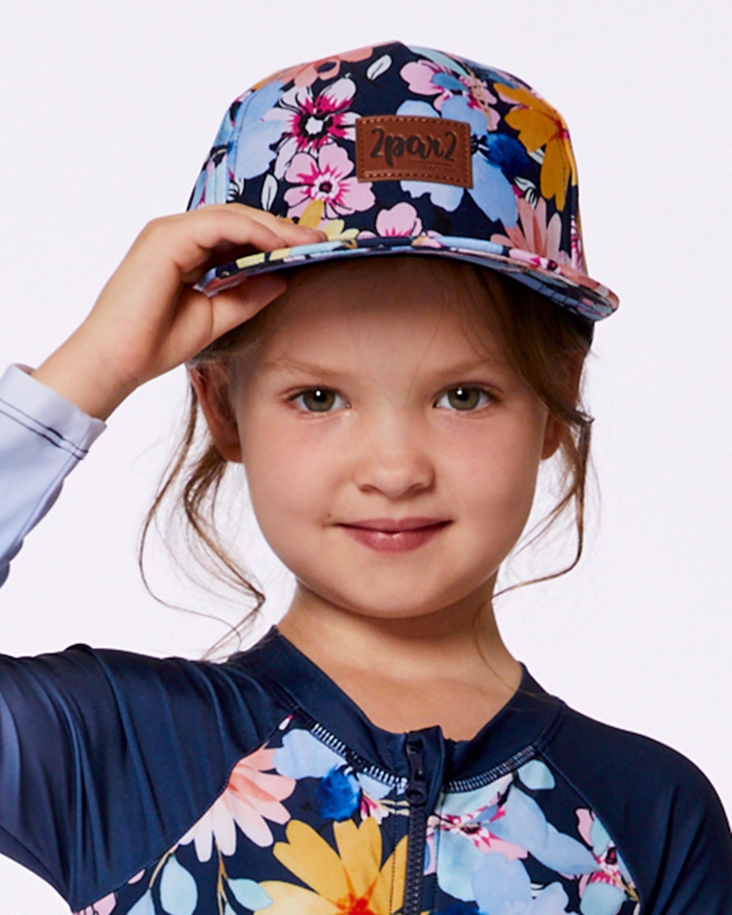 Casquette Fleurs 6 mois à 6 ans
