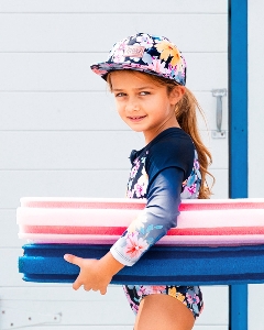 Casquette Fleurs  6 mois à 6 ans